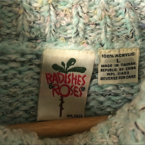 Sold-Amazing Vintage mock neck knit sweater - Picture 4 of 6